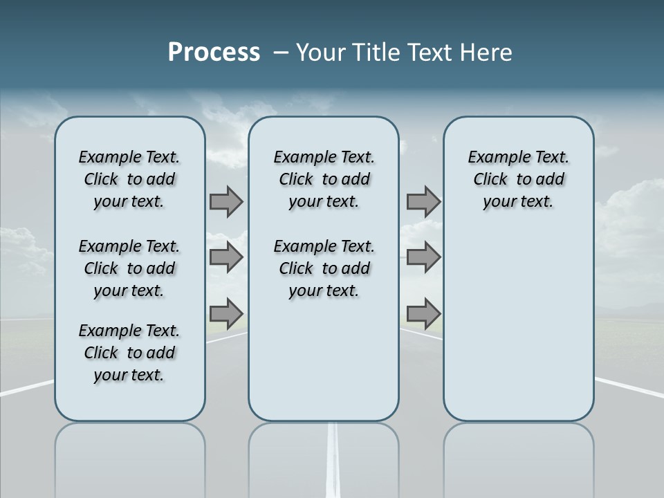 Flying Jet Travel PowerPoint Template