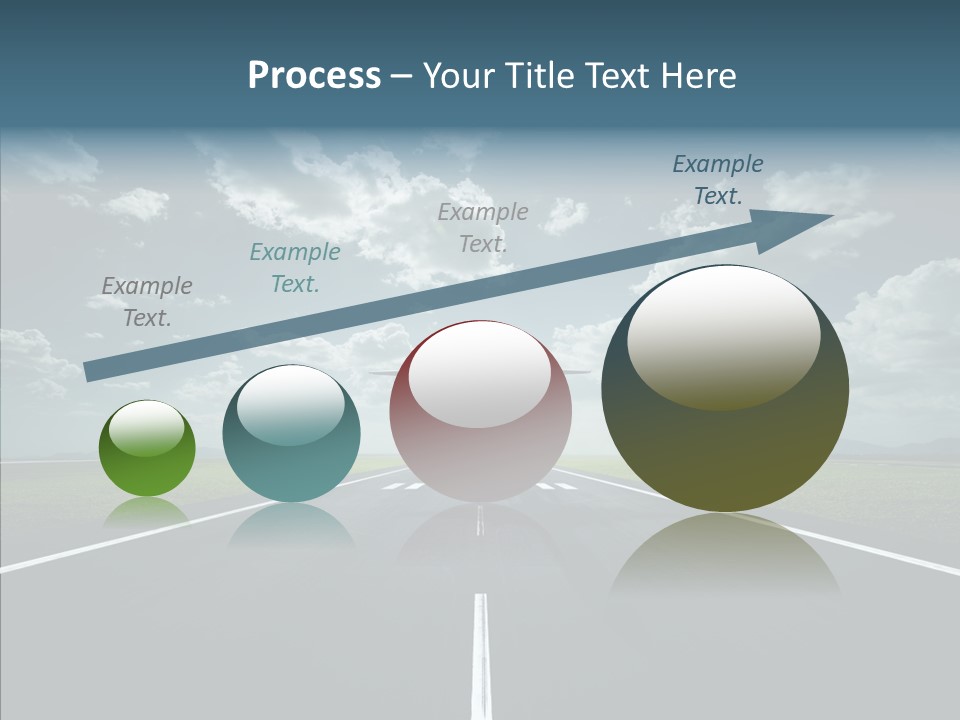 Flying Jet Travel PowerPoint Template