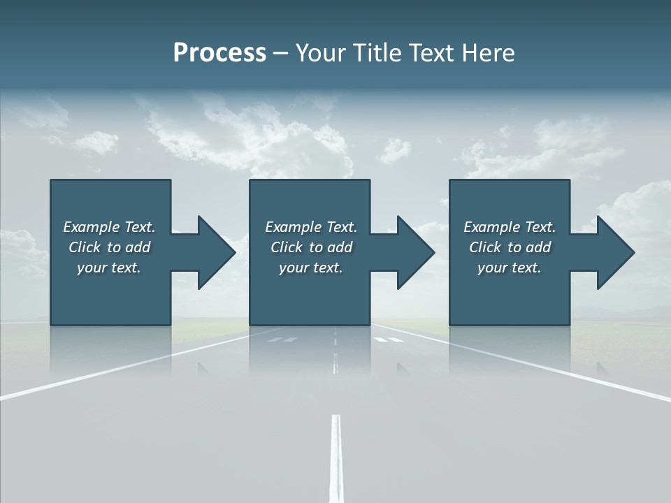 Flying Jet Travel PowerPoint Template