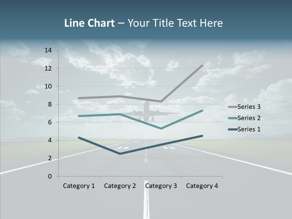 Flying Jet Travel PowerPoint Template