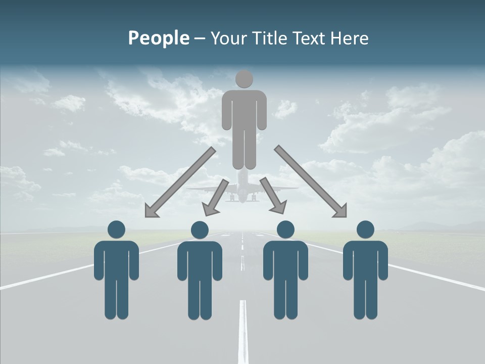 Flying Jet Travel PowerPoint Template