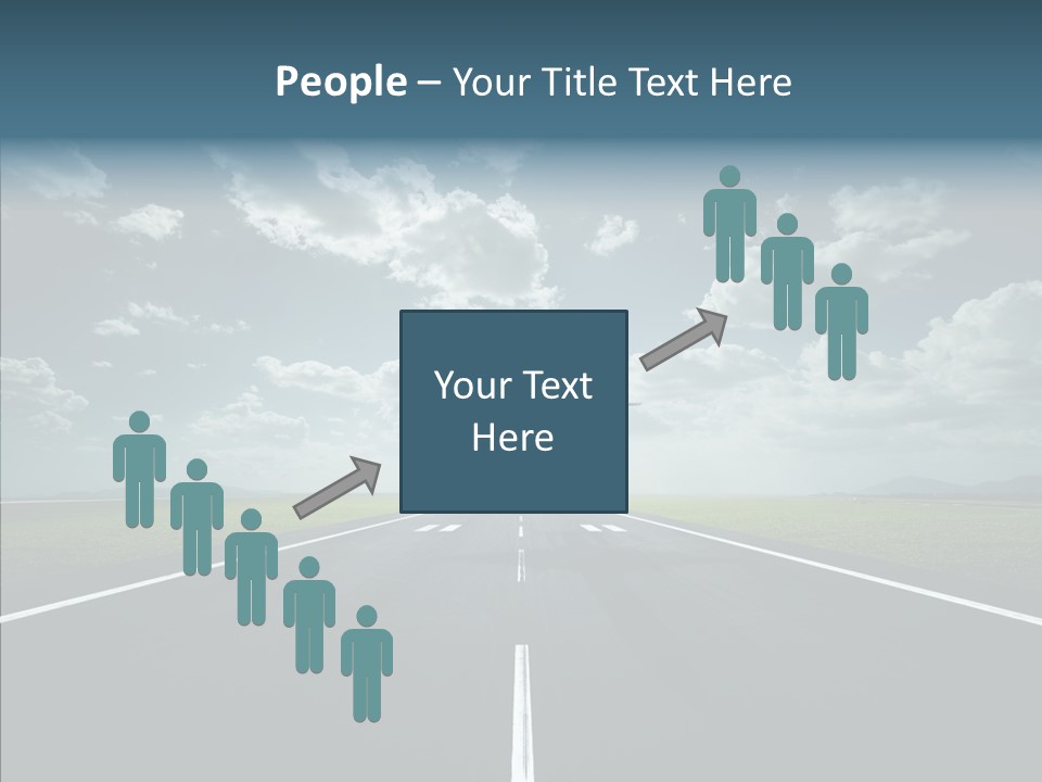 Flying Jet Travel PowerPoint Template