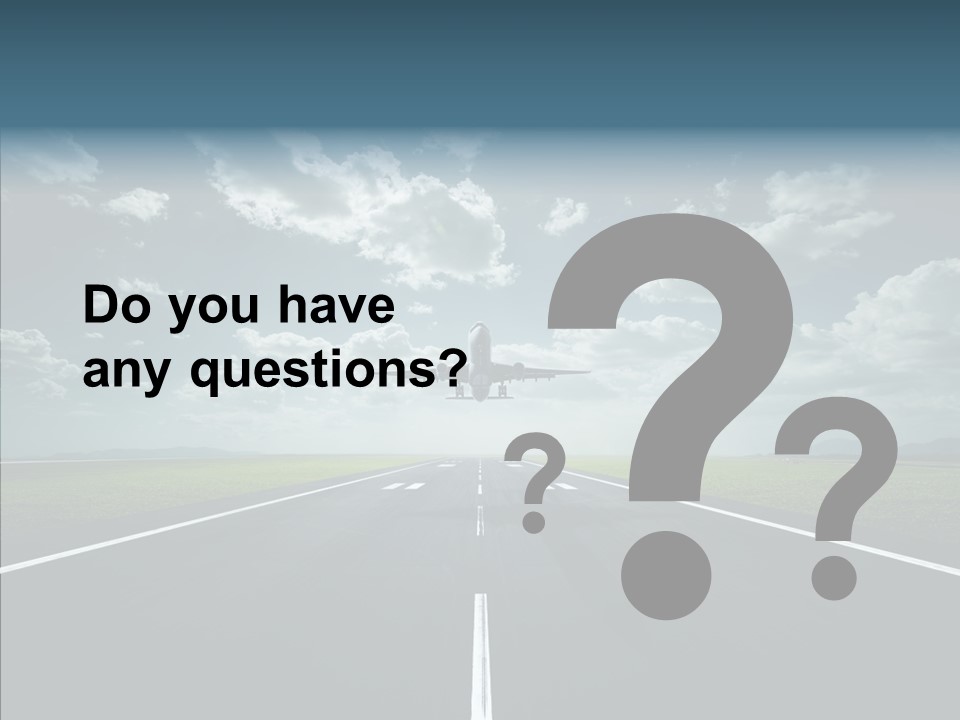 Flying Jet Travel PowerPoint Template