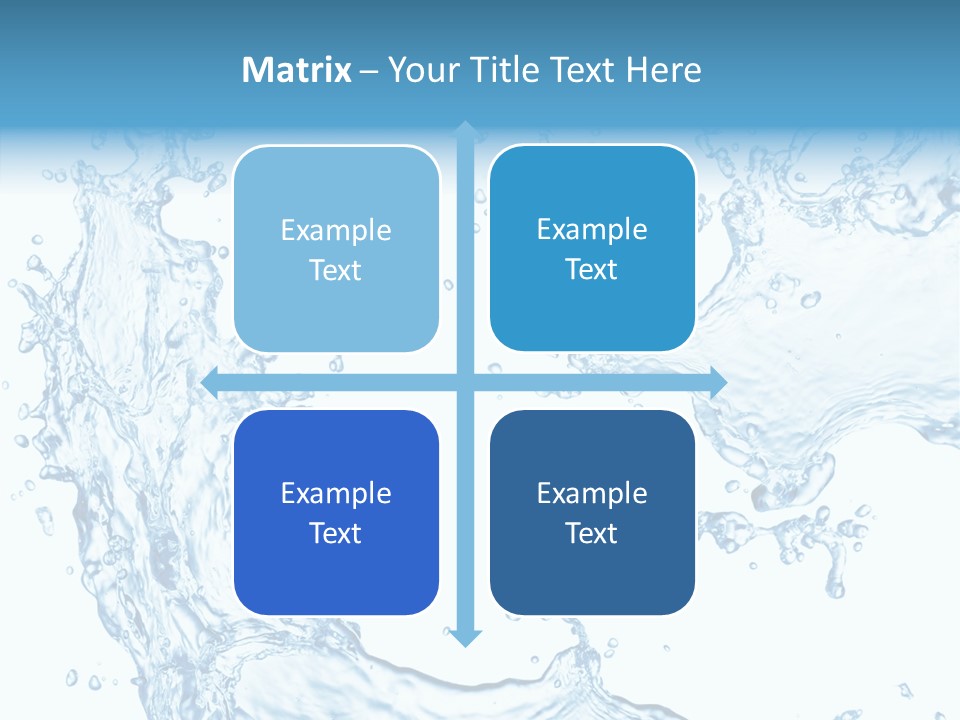 Clean Splash Bubble PowerPoint Template