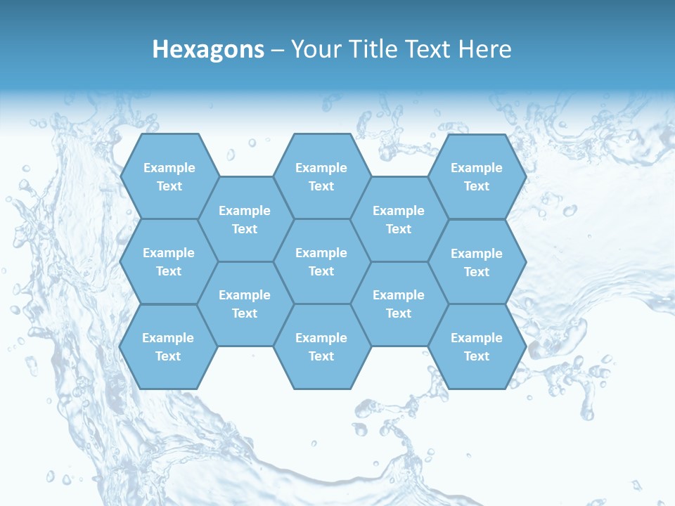 Clean Splash Bubble PowerPoint Template