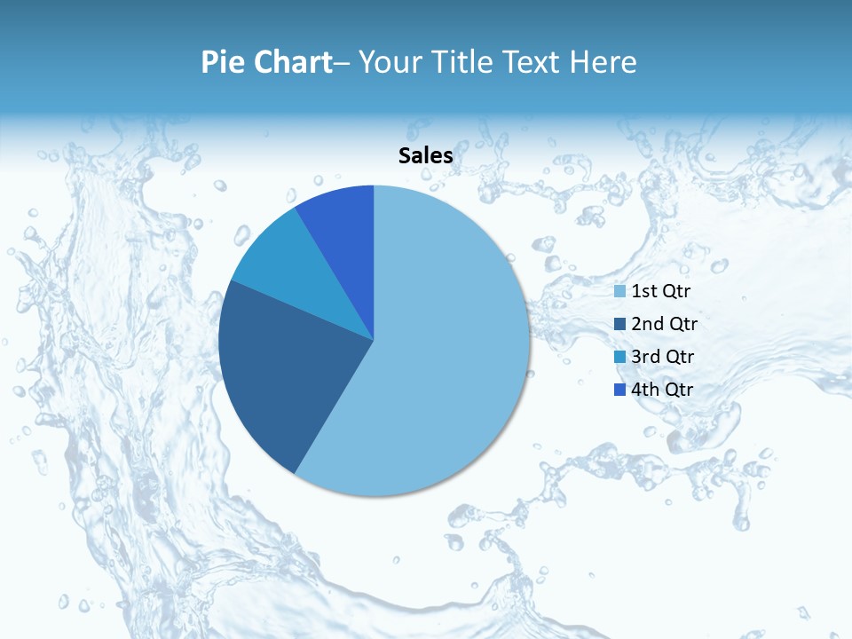 Clean Splash Bubble PowerPoint Template