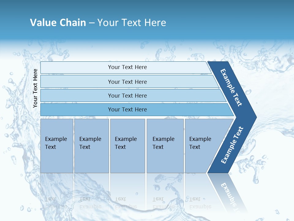 Clean Splash Bubble PowerPoint Template