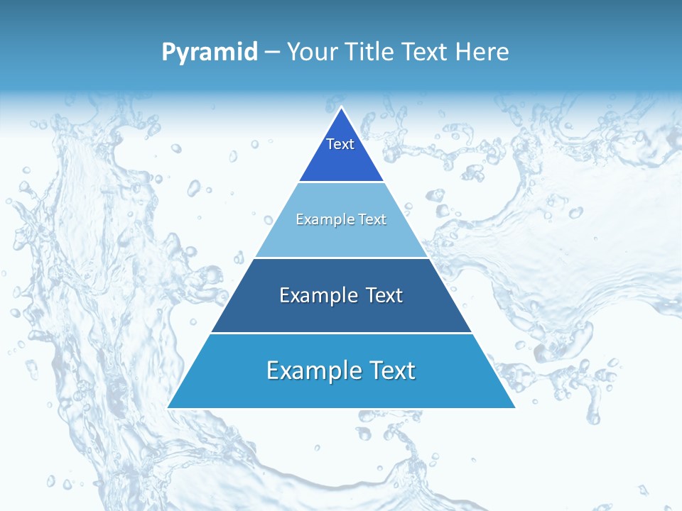 Clean Splash Bubble PowerPoint Template