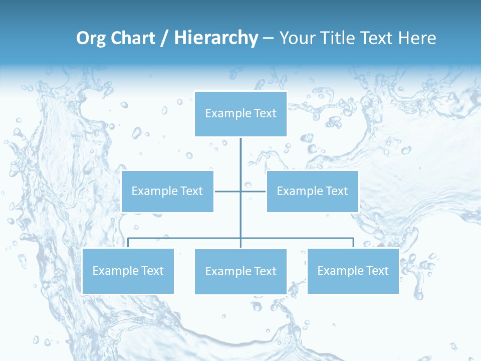 Clean Splash Bubble PowerPoint Template