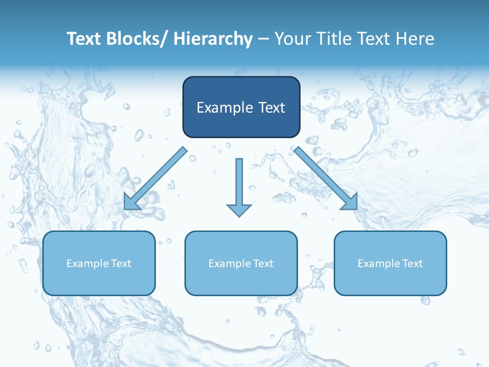 Clean Splash Bubble PowerPoint Template