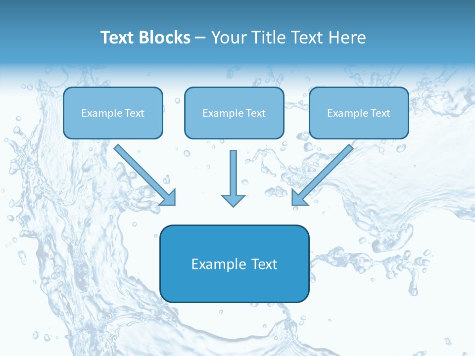 Clean Splash Bubble PowerPoint Template