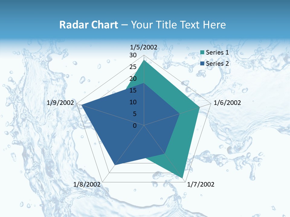Clean Splash Bubble PowerPoint Template