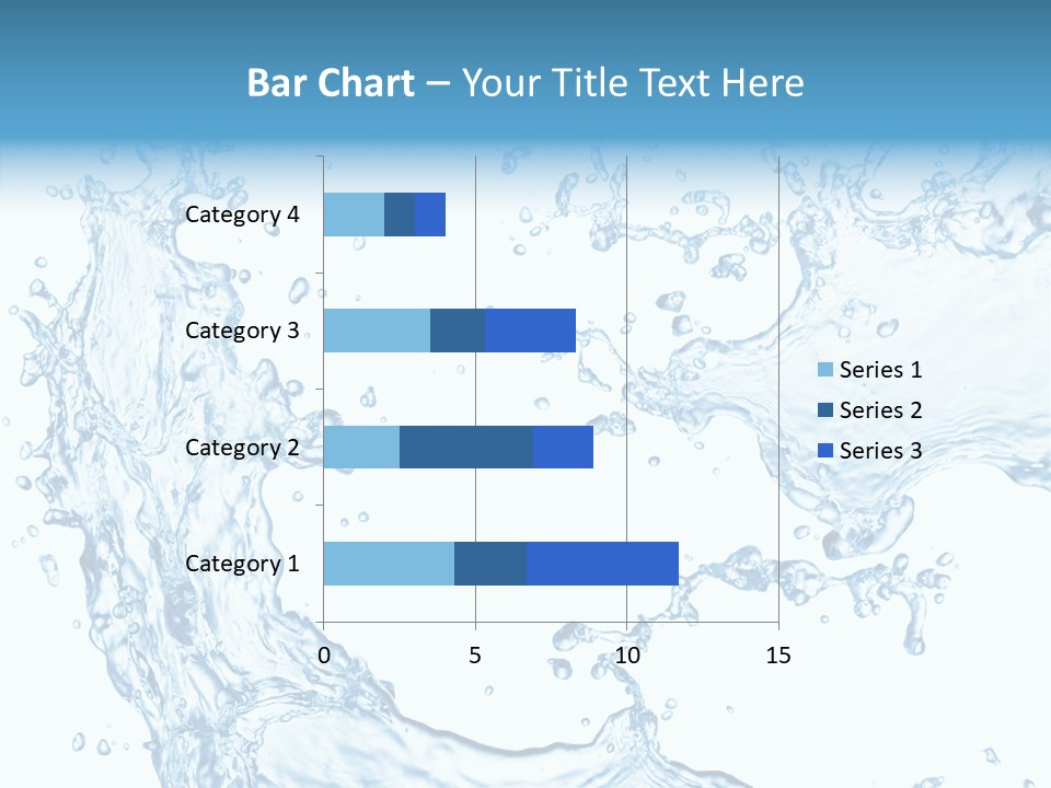 Clean Splash Bubble PowerPoint Template