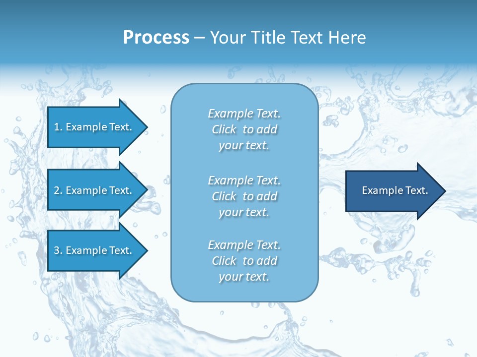 Clean Splash Bubble PowerPoint Template