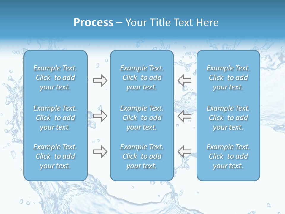 Clean Splash Bubble PowerPoint Template