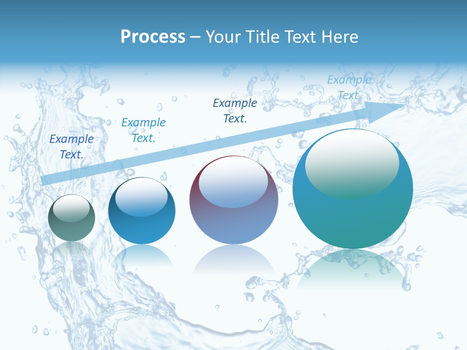 Clean Splash Bubble PowerPoint Template