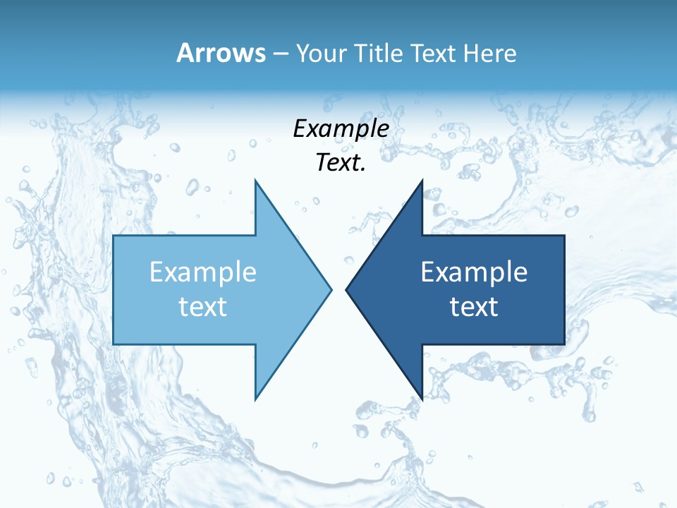Clean Splash Bubble PowerPoint Template