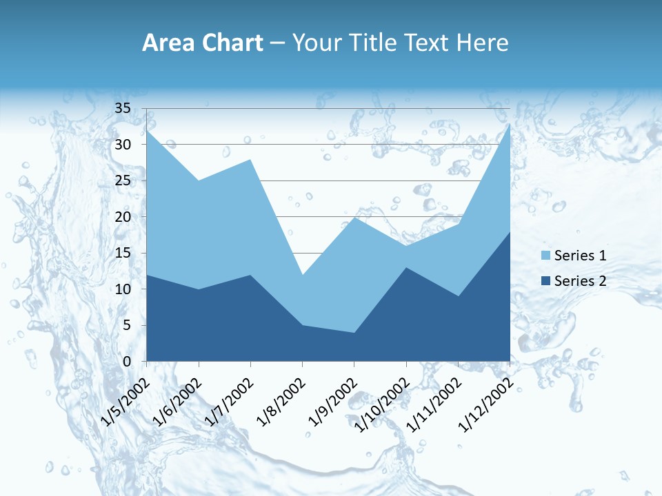 Clean Splash Bubble PowerPoint Template