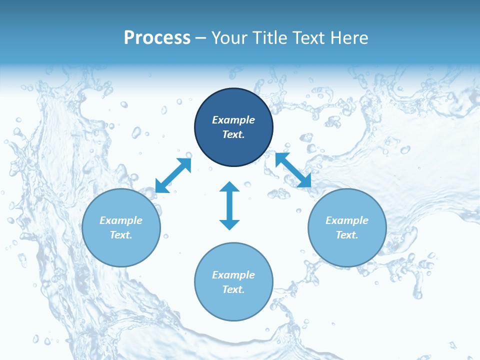Clean Splash Bubble PowerPoint Template