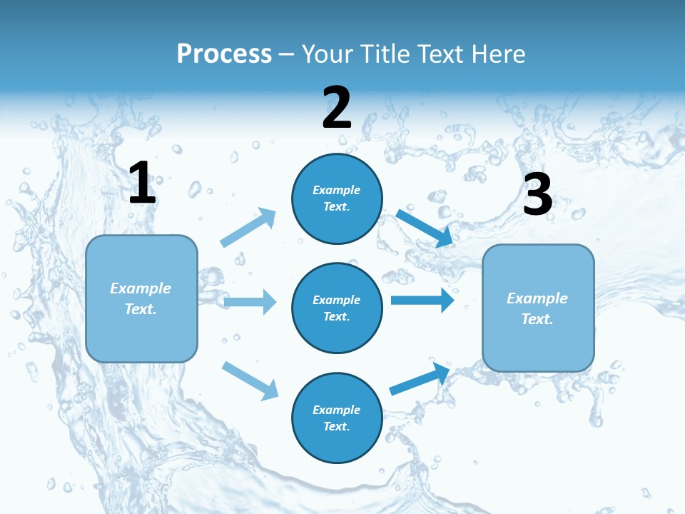 Clean Splash Bubble PowerPoint Template