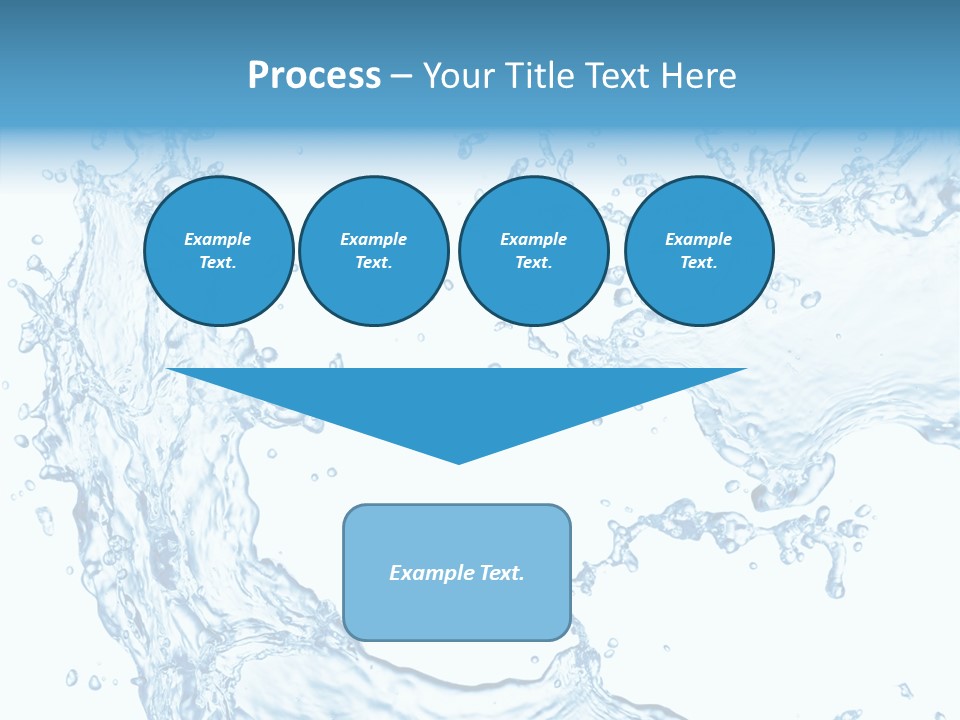 Clean Splash Bubble PowerPoint Template