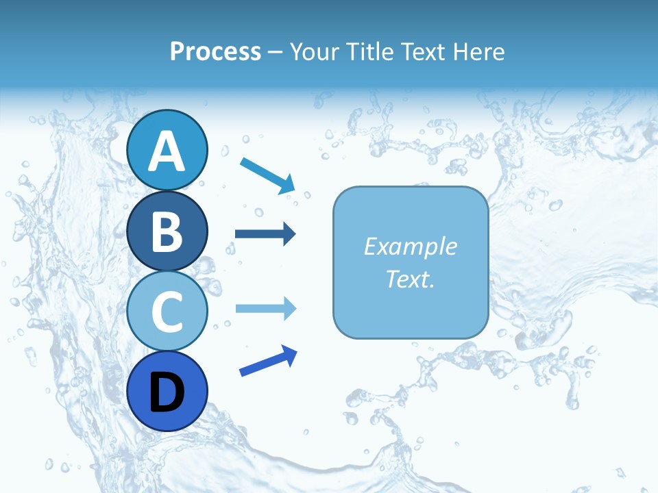 Clean Splash Bubble PowerPoint Template