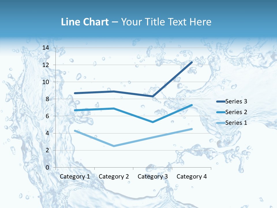 Clean Splash Bubble PowerPoint Template