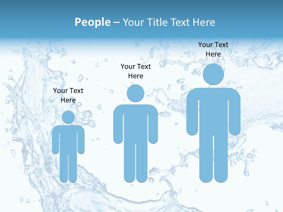 Clean Splash Bubble PowerPoint Template