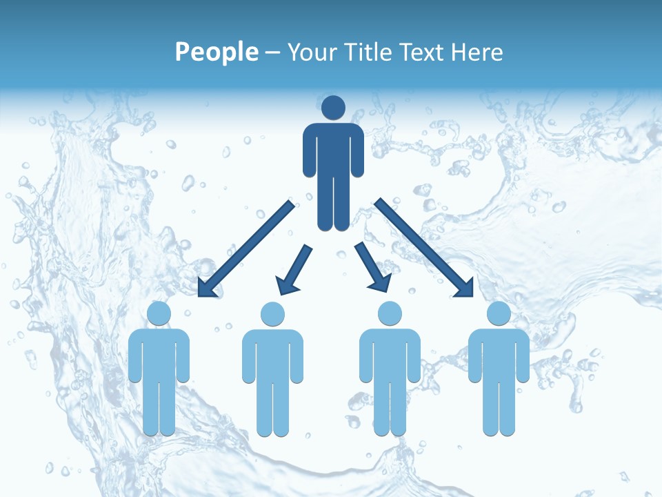 Clean Splash Bubble PowerPoint Template