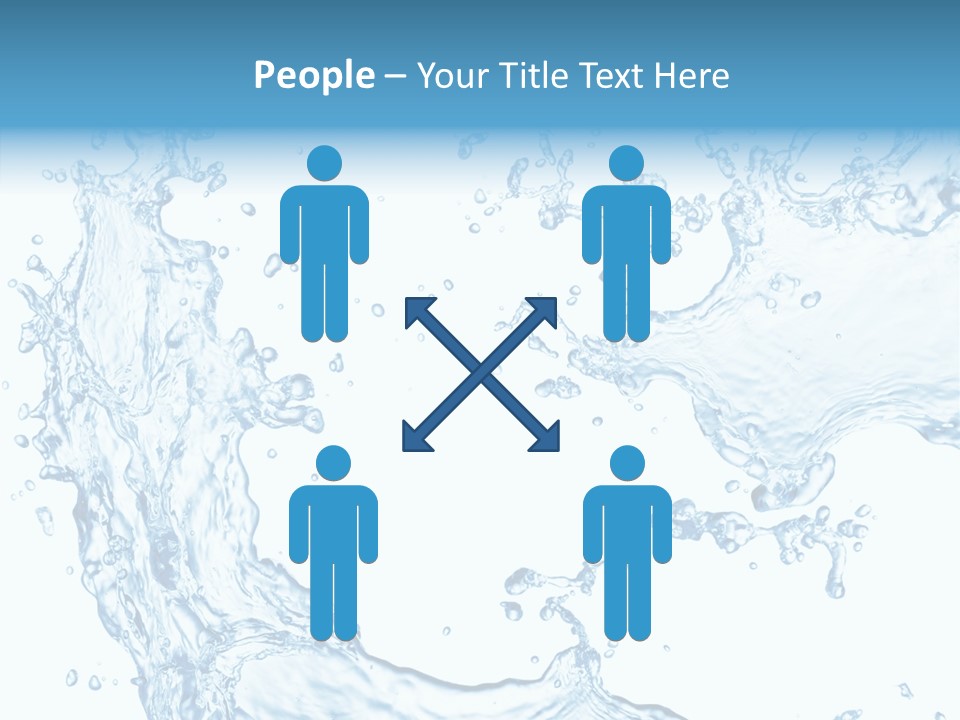 Clean Splash Bubble PowerPoint Template