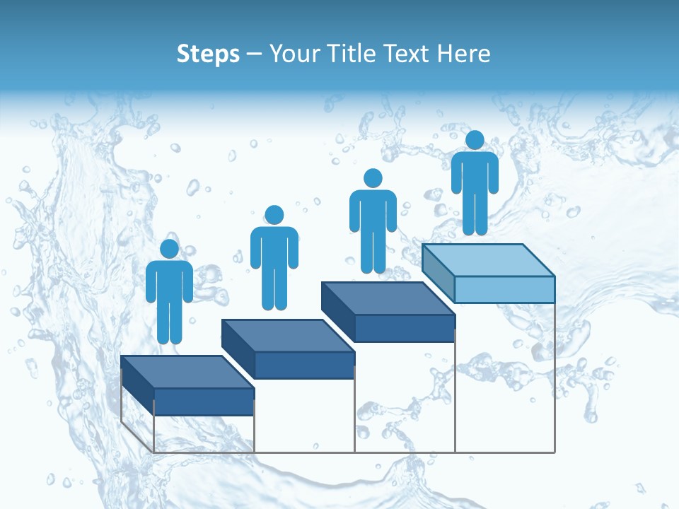 Clean Splash Bubble PowerPoint Template