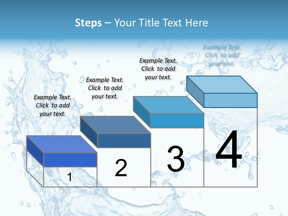 Clean Splash Bubble PowerPoint Template