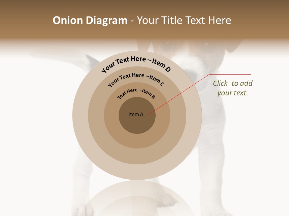 Nobody Puppy White PowerPoint Template