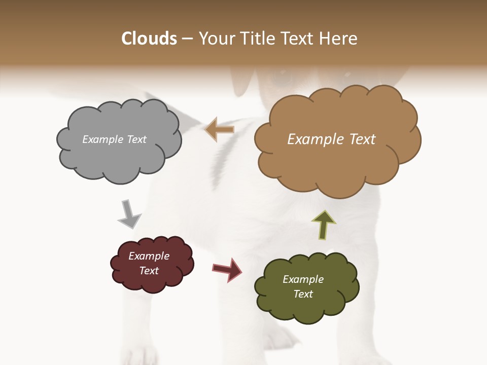 Nobody Puppy White PowerPoint Template