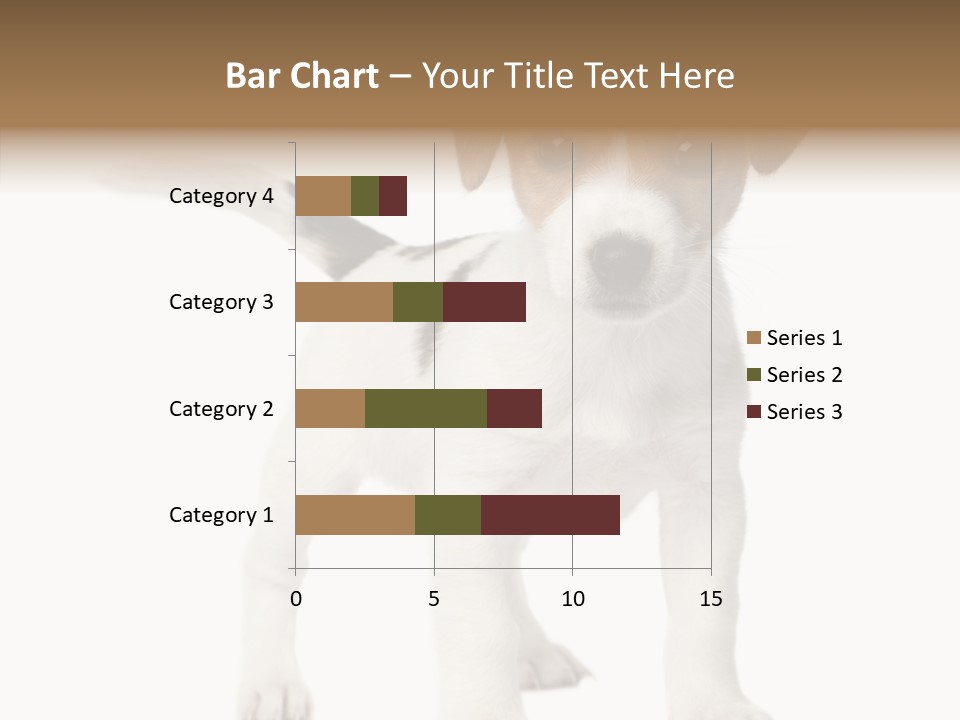 Nobody Puppy White PowerPoint Template