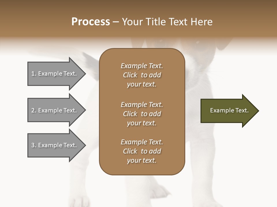 Nobody Puppy White PowerPoint Template