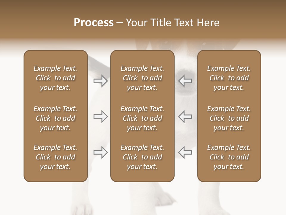 Nobody Puppy White PowerPoint Template