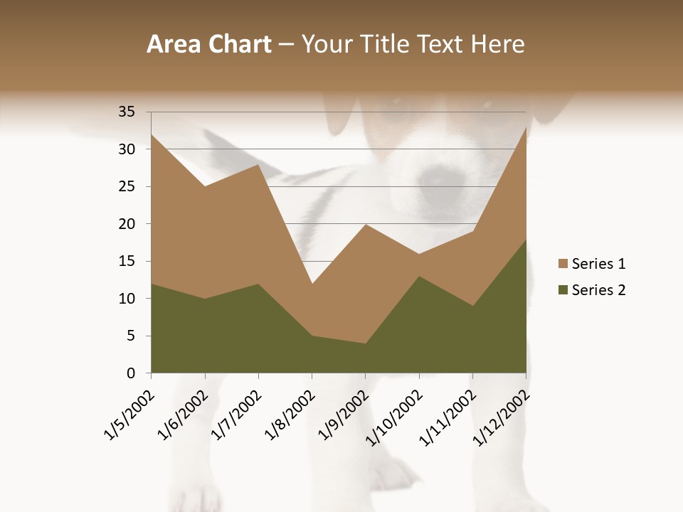 Nobody Puppy White PowerPoint Template