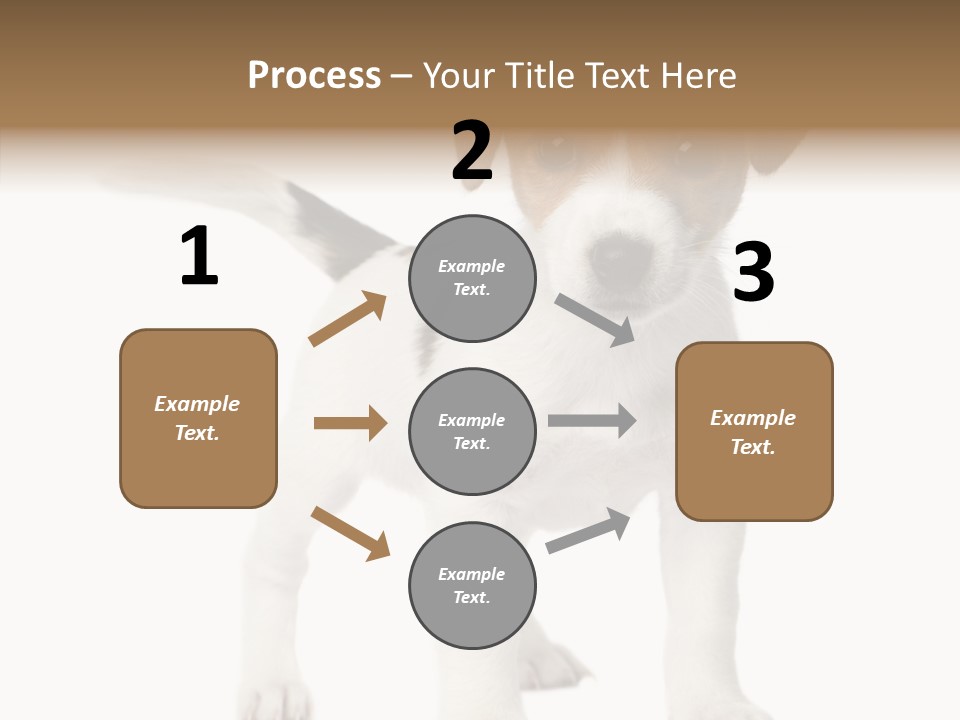 Nobody Puppy White PowerPoint Template