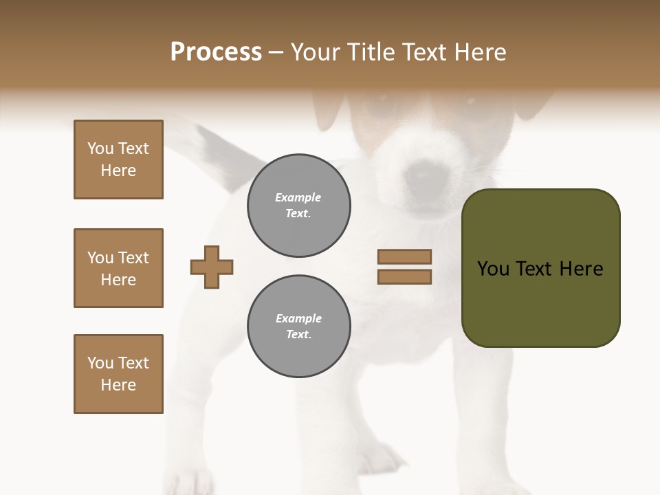Nobody Puppy White PowerPoint Template