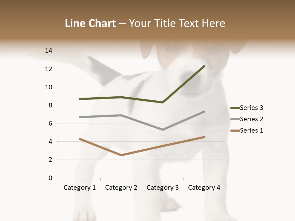 Nobody Puppy White PowerPoint Template