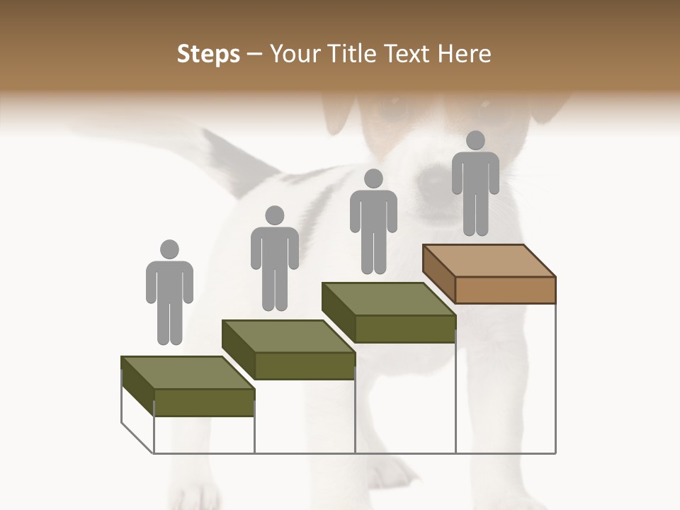 Nobody Puppy White PowerPoint Template