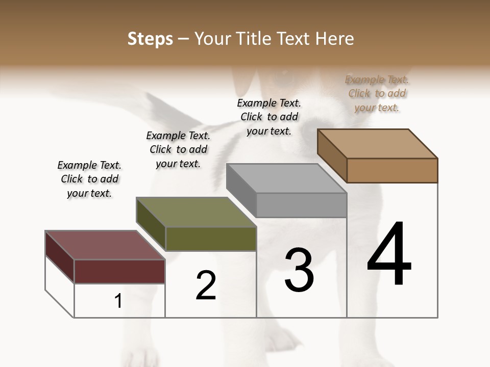 Nobody Puppy White PowerPoint Template