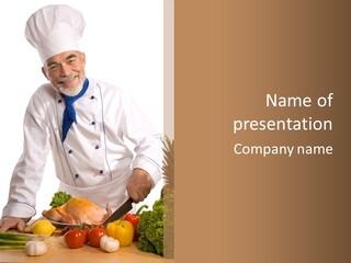 Culinary Wear Cooking PowerPoint Template