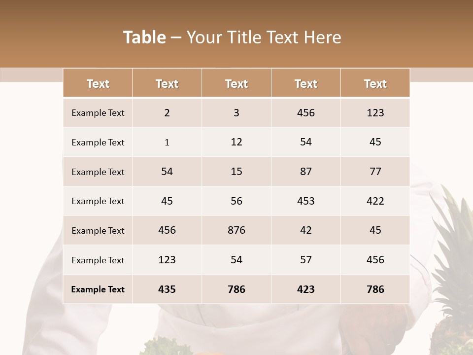 Culinary Wear Cooking PowerPoint Template