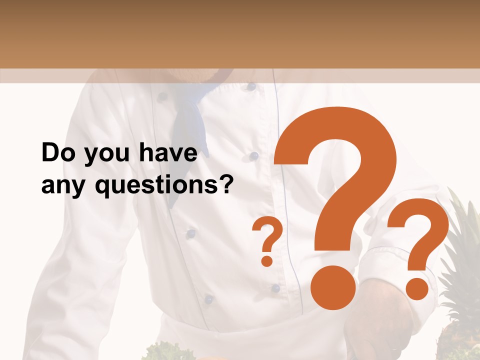 Culinary Wear Cooking PowerPoint Template