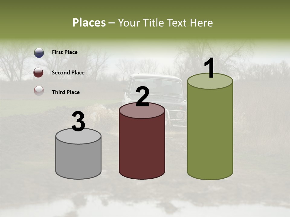 Mud Off-Road Bump PowerPoint Template