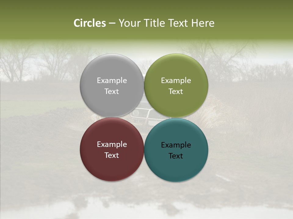 Mud Off-Road Bump PowerPoint Template