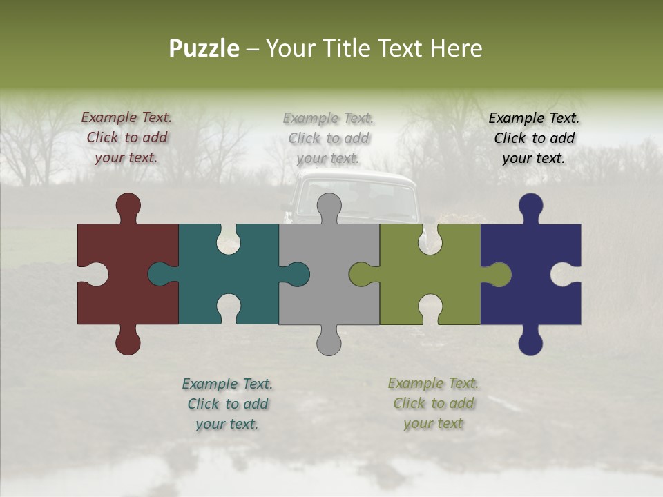 Mud Off-Road Bump PowerPoint Template