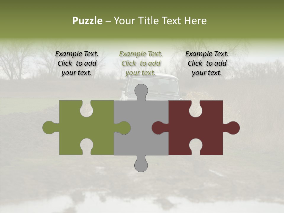 Mud Off-Road Bump PowerPoint Template